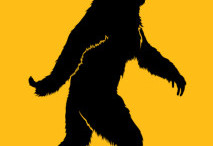 Bigfoot Silhouette Illustration